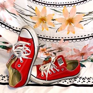 Red converse